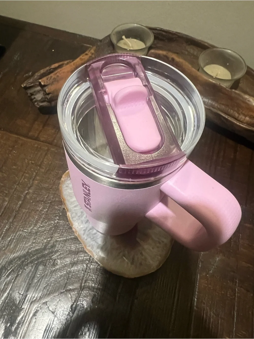 Stanley 14oz Quencher ProTour Flip Straw Tumbler- Cherry Blossom